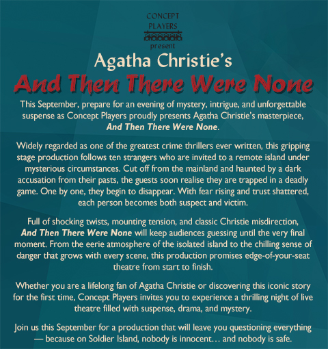 Concept Players present And Then There Were None