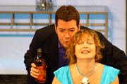Paul and Fi as Harry and Sarah