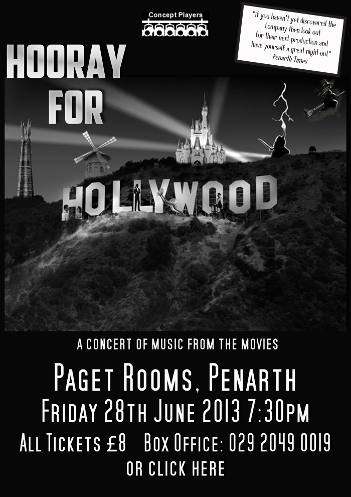 Concept Players present Hooray for Hollywood!