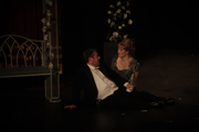 Paul Buckle and Ellie Hoare as Frederik Egerman and Desiree Armfeldt in A Little Night Music